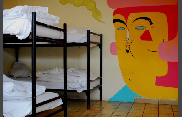 dorm room at bobs youth hostel